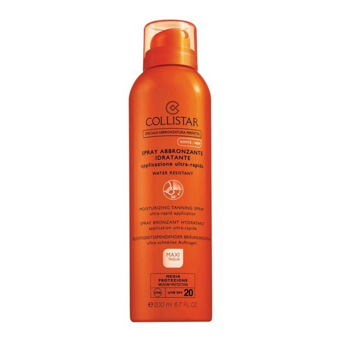 Spray Abbronzante Idratante Collistar spf 20 53-14