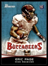 2012 Bowman Eric Page Tampa Bay Buccaneers #141