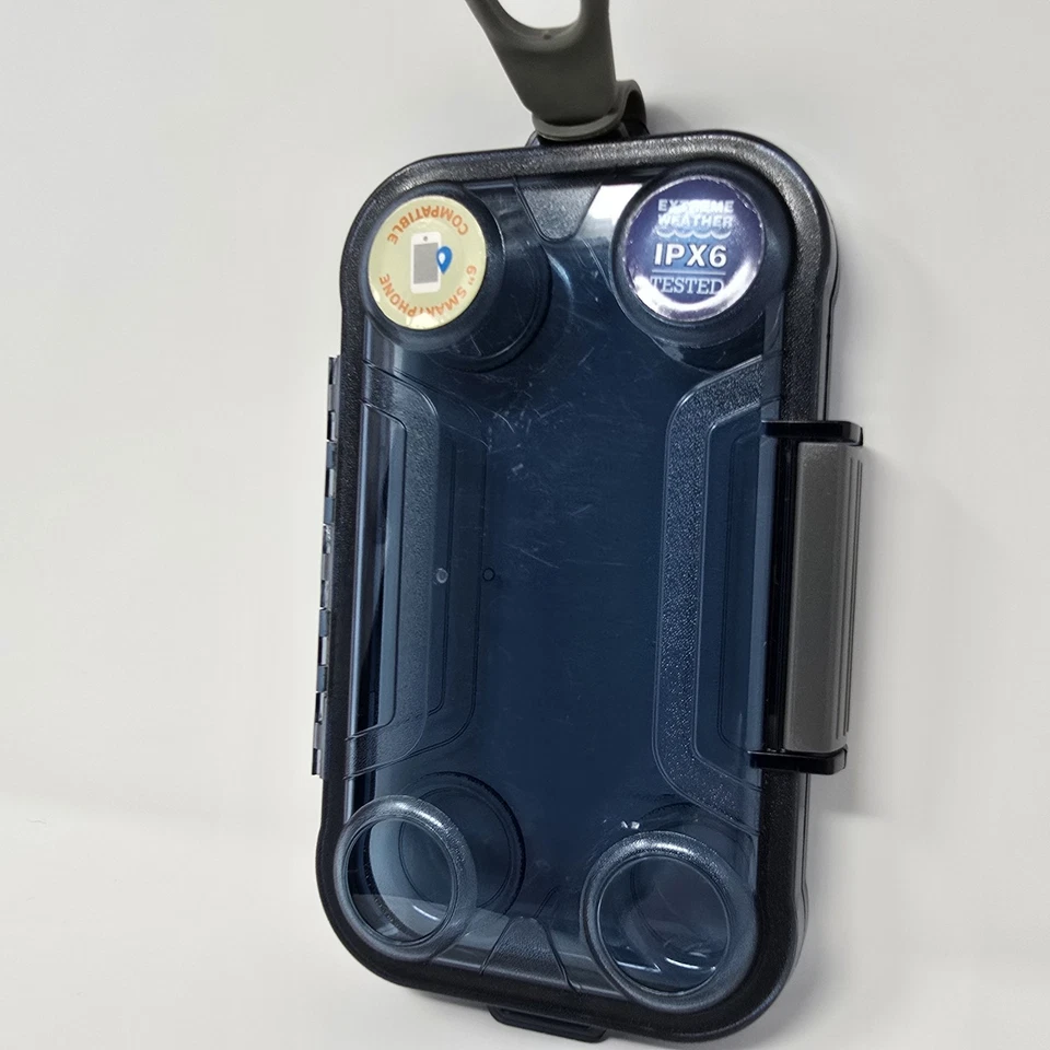 Capa Smart Phone Adventuridge Impermeável Clima Extremo Testada Matiz Azul IPX6-v - Imagem 4 de 4