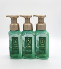Bath Body Works Eucalyptus Spearmint Gentle Foaming Hand Soap 8.75 oz Set of 3
