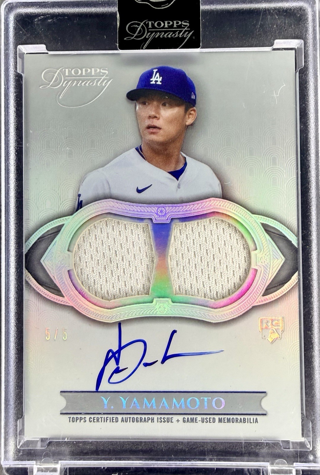 Yoshinobu Yamamoto 2024 Topps Dynasty #DAP-YY2 Base Price Guide