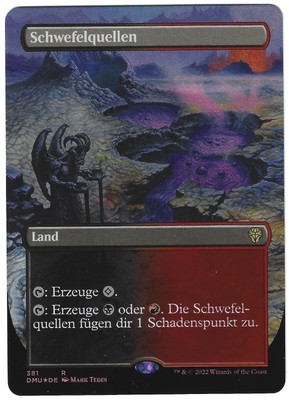 FOIL Sulfur Springs / Sulfurous Springs - DOM. UNITED Extra - German (NM+)