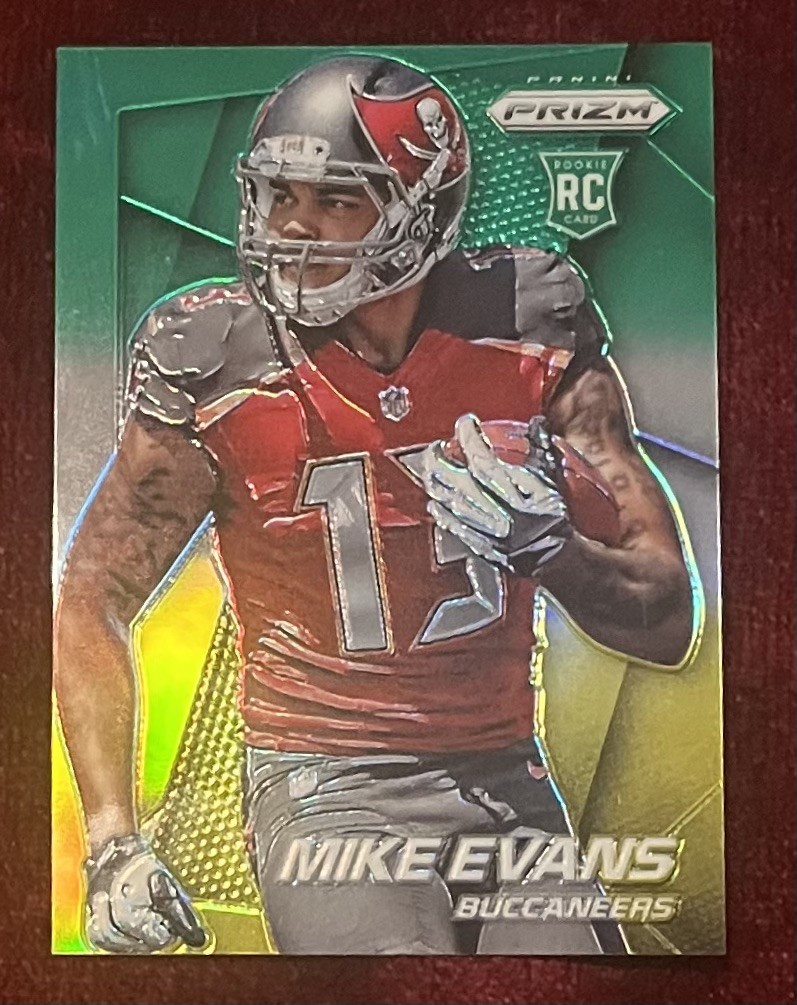 Mike Evans 2014 Panini Prizm #216 Neon Green & Yellow Prizm (RC)