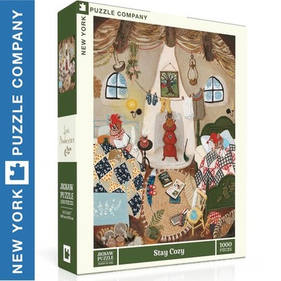 STAY COSY New York Puzzle Company 1000 Teile zufälliger Schnitt Puzzle NPZLP2326