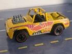 Vintage HW Redline 1974 ALTERNATE Yellow Baja Bruiser w/ Magenta Tampo & w/case