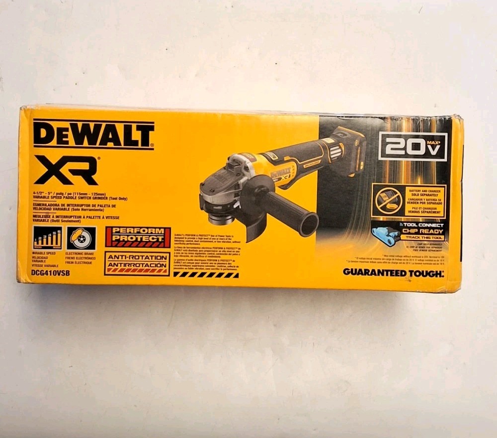 Dewalt DCG410VSB Variable Speed Paddle Switch Grinder 4&frac12;" T