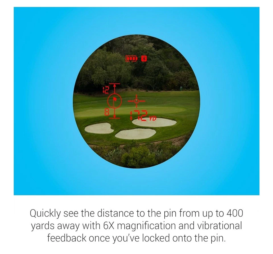 Garmin Approach® Z30, telémetro láser de golf, alcance de hasta 400 yardas de distancia Foto 3 de 4