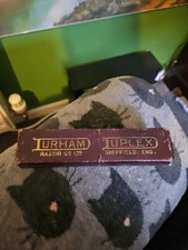 Durham Domino Duplex Cut Throat Safety Razor Antique 1920s