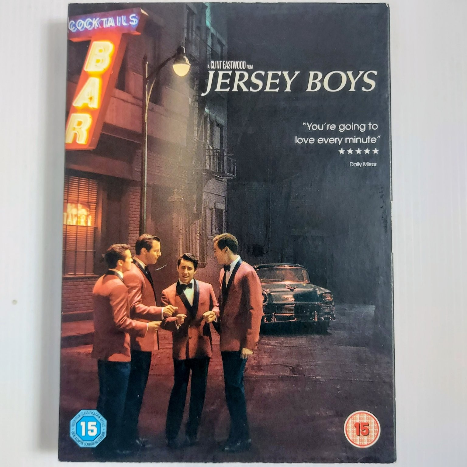 Jersey Boys DVD Slipcover 2014 Frankie Valli Clint Eastwood Musical Drama