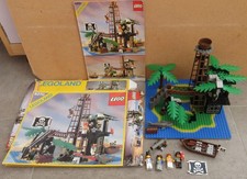 Lego 6270 ILE PIRATES Forbidden Island Vintage minifigs Figurines Notice Boite