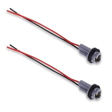 2 PCS Car Turn Signal Lights Harness Pigtail Socket, T10 T13 T15 Tail Light