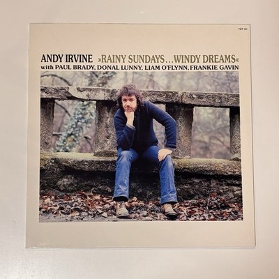 Andy Irvine Rainy Sundays Windy Dreams LP Irish Folk Vinyl 1989