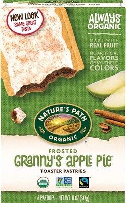 Nature s Path Frosted Granny s Apple Pie Toaster Pastries, Organic, 11 Ounce