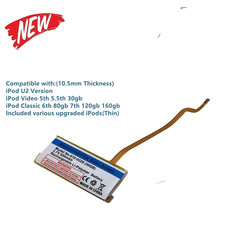 NEW 650mAh Replacement Battery for iPod Video 5th Classic 6th 7th Gen A1136