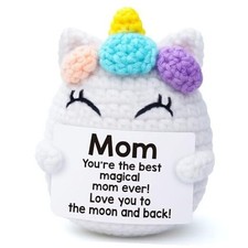 Unicorn Gifts for Mothers Birthday Gifts from Daughter Son Kids, Handmade Mom