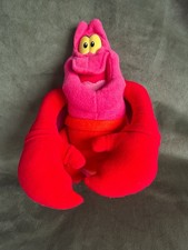 Disney Store The Little Mermaid SEBASTIAN The Crab Stuffed Animal Plush Toy