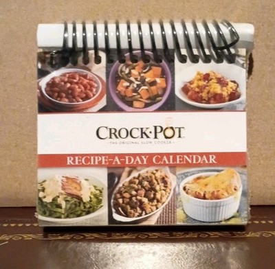 Crockpot Recipe-A-Day Calendar. Brand New Sealed