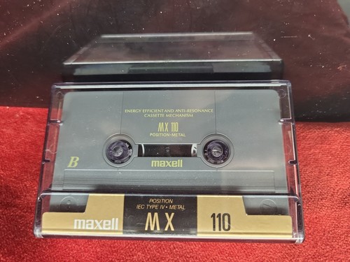 Maxell MX 110 - IEC Type IV Metal - Cassette Tape - Used