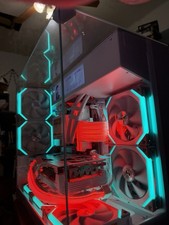 Stunning White Hand-built Gaming Computer Rx 9070 9900x 32gb Ddr5 1tb Nvme