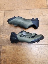 Scarpe MTB Shimano XC5 verdi SPD BOA SHXC502 taglia 43 mai usate spedizione gratuita 