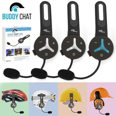 Buddy Chat Trio Bluetooth Helm-Headset für Radfahrer & Outdoor-Teams