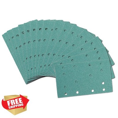 BOSHCRAFT 50pc 120 Grit Sandpaper 3x5'' 14-Hole for Festool/Mirka