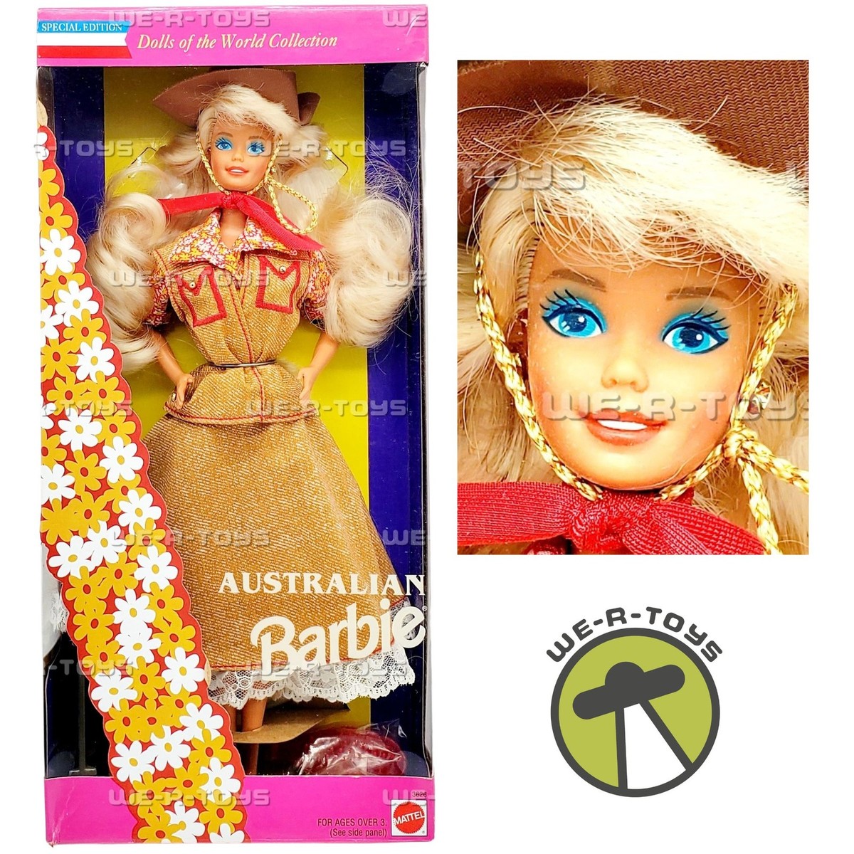 Australian Barbie Dolls of the World Collection 1993 Mattel 3626