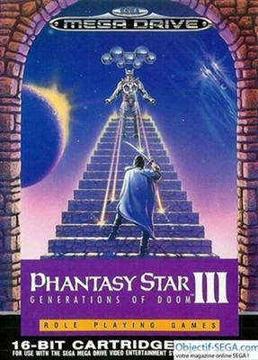 Phantasy Star III 3 Generations of Doom Sega Mega Drive Action Videospiel OVP