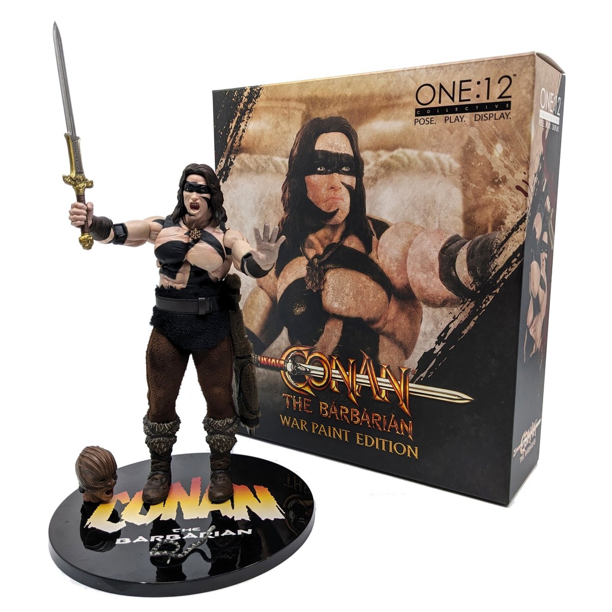 MezcoToyz One:12 Collective Conan the Barbarian 1982 War Paint