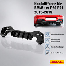 Schwarz Glanz Performance Heckdiffusor F�r BMW 1er F20 F21 2015-19 MP Sport