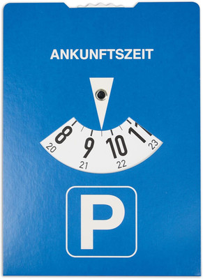 RNK - Verlag RNK 3118 - Parkscheibe Nach Stvo Aus Karton, 11 X 15 Cm, 1 Stück
