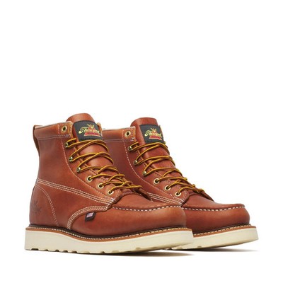 Men's Thorogood 6'' American Heritage MaxWear Wedge Moc Work Boots Soft Toe