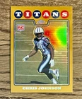 2008 Topps Chrome Gold Refractor /199 Chris Johnson RC #TC186