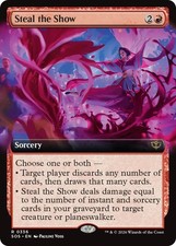 Steal the Show (Extended Art) [SOS - 336] Rare Near Mint (Magic The Gathering)
