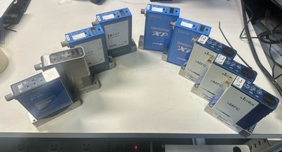 Mass Flow Controller Lot of 9 MIXED APPLIED MATERIALS MKS PI MFC 3XP IFC-125C