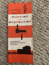 Painting And Decoring Vtg. Handbook