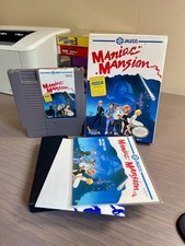 Maniac Mansion | Nintendo NES Jaleco | Complete In Box + Poster CIB | Excellent