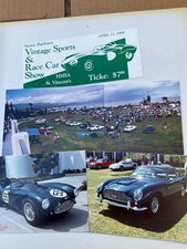 Álbum de fotos 1988-89 Santa Barbara Concours d' Elegance de colección autos deportivos carrera oeste