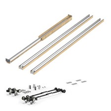 Pocket Door Frame Kit Pocket Door Kit for 48-72 in Wide 80 in High Soft Close