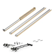 Pocket Door Frame Kit Pocket Door Kit for 48-72 in Wide 80 in High Soft Close