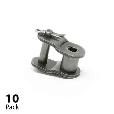 #80 Offset Half Link for Roller Chain Single Strand (Qty 10)