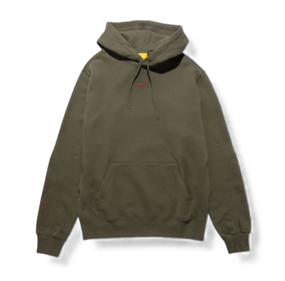 Nike Men's NOCTA Fleece CS Hoodie Cargo Khaki/team Red HM5762-325