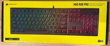 CORSAIR K60 RGB PRO Wired Mechanical Gaming Keyboard Black New Open