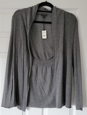 NWT Express Lightweight Heathery Grey Gray Cardigan Sweater Sz Small Never Worn