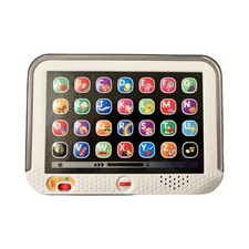 Fisher-Price Laugh  Learn Smart Stages Tablet, White, Musical Toy with Lights