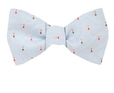 Men's 100 Silk Designer Self Tie Pattern Woven Bowtie- NWT