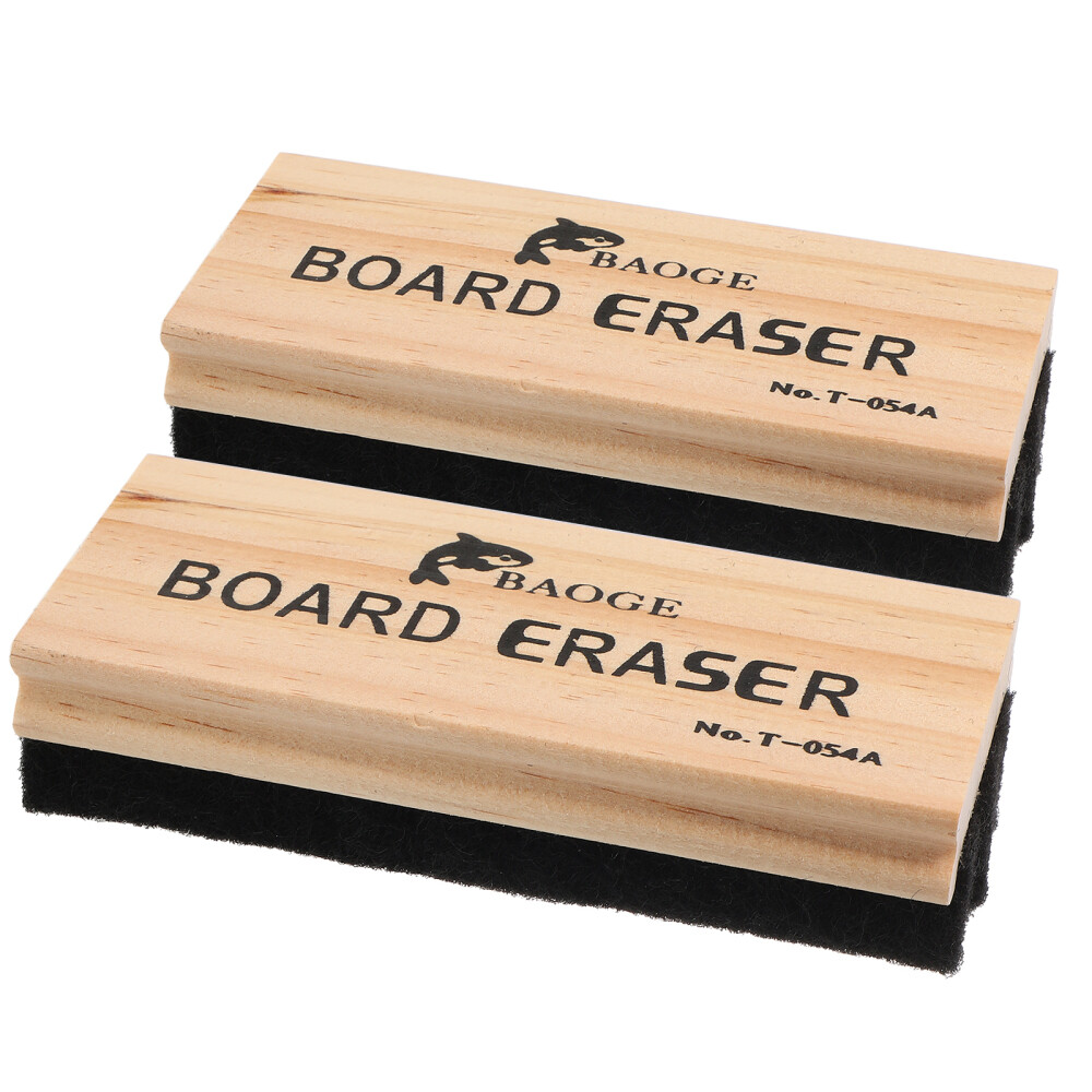 Wool Felt Eraser 2Pcs for Chalkboard, Whiteboard & Dry Erase Boards eBay