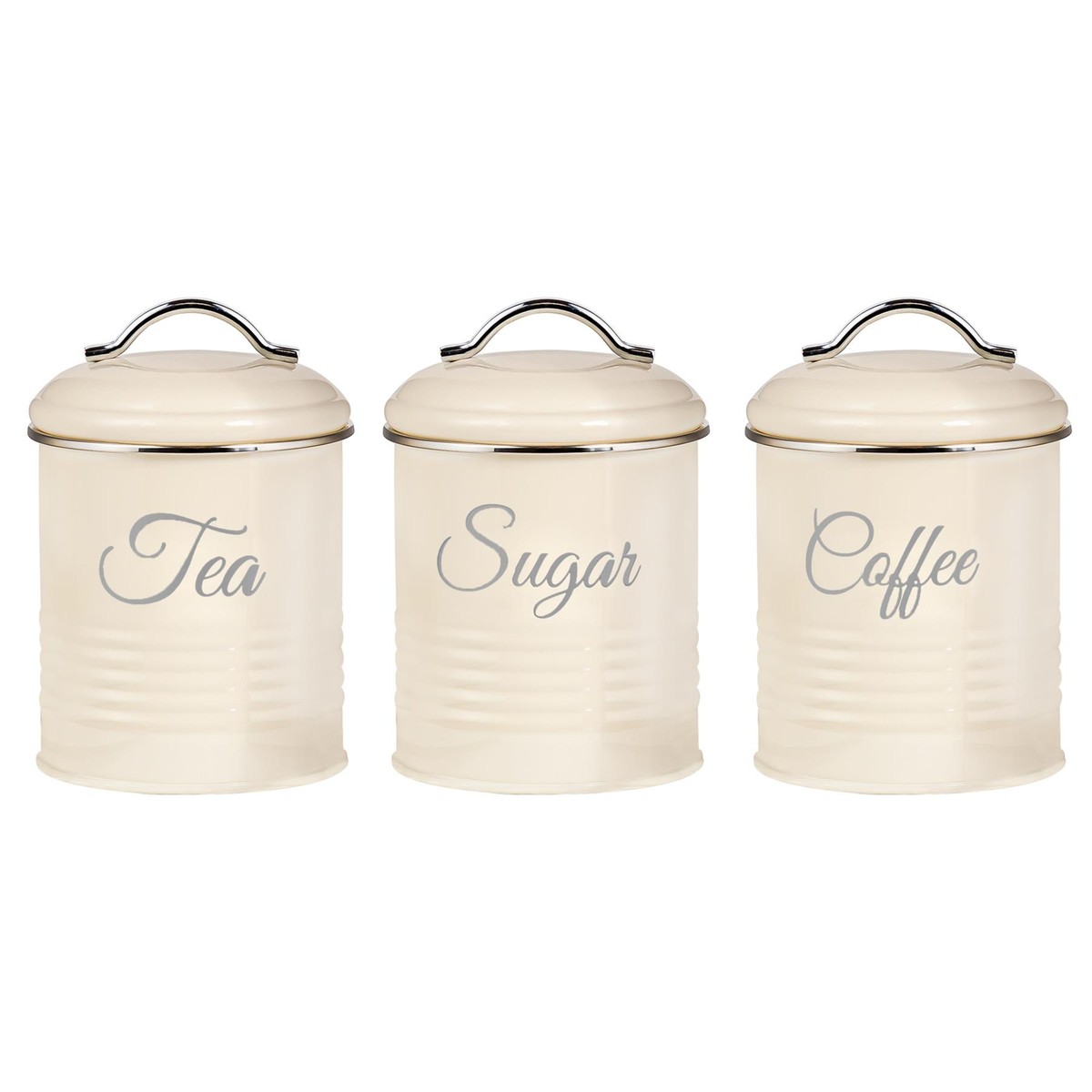 Set of Canisters Cream UK