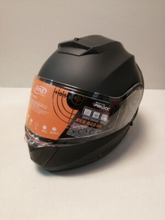 Motorradhelm VINZ Santos Klapphelm mit Sonnenblende | ECE 22.06 gr L