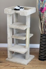 4 LEVEL, 46" TALL CAT TREE - FREE SHIPPING IN THE UNITED STATES